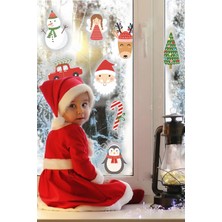Msticker Yılbaşı Özel Figürler Çocuk Bebek Odası Sticker Seti
