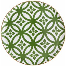 Porland Morocco 20 cm Yeşil Tabak