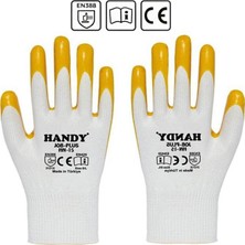 Handy Hn-15 Nitril Kaplama Iş Eldiveni Sanayi Inşaat Usta Eldiven 10/xl 1 Çift