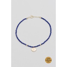 So CHIC Deniz Kabuğu Figürlü Jade Taşlı 14 Ayar Altın Bileklik