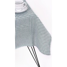 MODELHOME Arven Yeşil Pötikareli Masa Örtüsü 170 X 170 Cm