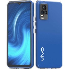 Case World Vivo V21E Kapak Sert Silikon Şeffaf Kılıf
