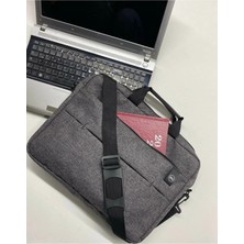 Moda West Unisex 15.6 Inç Gri Evrak Bilgisayar Notebook Laptop Çantası