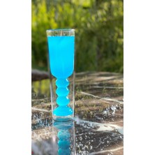 Elif Aksesuar 180 ml Çift Cidarlı Kesme Ayaklı Şeffaf Cam Bardak