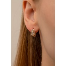 Gençtaş Kuyumculuk 14 Ayar Altın Baget Küpe