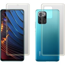 Microcase Xiaomi Redmi Note 10 Pro 5g Full Ön Arka Kaplama Tpu Soft Koruma Filmi