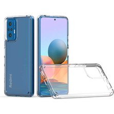 Caseart Xiaomi Redmi Note 10 Pro Kapak Sert Silikon Şeffaf Kılıf