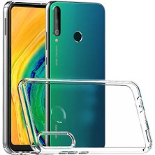 Caseart Huawei P40 Lite E Kapak Sert Silikon Şeffaf Kılıf