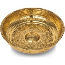 Saint Belisama Kurnacı Bakır Hamam Tası 18CM Sarı