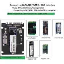 PlatoonB Key Ngff Sata Kutu Msata Sata Çevirici M2