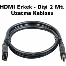 Platoon2 Metre Dişi Erkek HDMI Kablo HDMI Uzatma