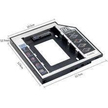 Platoon12.7mm HDD Caddy Kalın DVD Rw Harddisk Laptop 12.7 mm CD Rom 2.5