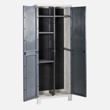 Sadece Nette Fırçalıklı Temizlik Dolabı, Balkon Dolabı, Banyo Dolabı