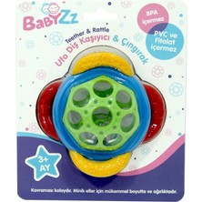 Kanz 30800 Babyzz Ufo Diş Kaşıyıcı-Çıngırak / +3 Ay