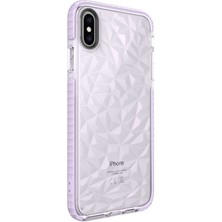 ZORE iPhone Xs Max 6.5 Kılıf Buzz Köşeleri Airbagli Prizmatik Tasarım