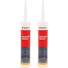 Würth Duşakabin Silikonu Şeffaf 310 ml 2 Li Paket