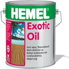 Hemel Exotic Oil - Bahçe Mobilyaları Için Doğal Yağ 15 Lt Natural