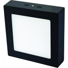 CT-5234 18W Alm. S.ü LED Armatür Kare (Siyah Kasa) Beyaz Işık Cata