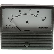 Complex 20A Analog Ampermetre - Panel Tipi Ölçü Aleti KLY-T670