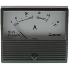 Complex 40A Analog Ampermetre - Panel Tipi Ölçü Aleti KLY-T670