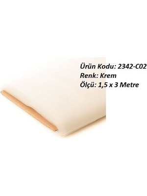 Dantelux Bohça Süsleme Tülü (1,5 x  3 Metre) 2342-C02 Krem