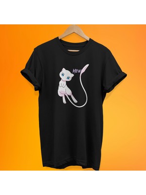 Remonz Pokemon New Baskılı %100 Pamuk Oversize T-Shirt Büyük Beden Tişört