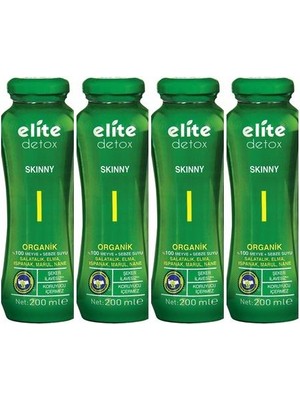 Elite Detox Skınny 200 ml 4lü