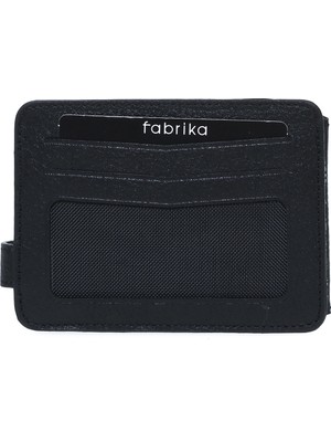 Fabrika FRK205  Siyah Erkek Deri Kartlık
