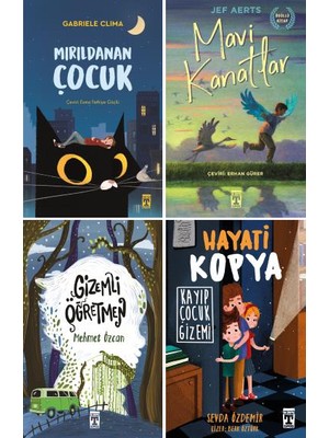 Mırıldanan Çocuk - Mavi Kanatlar - Gizemli Öğretmen - Hayati Kopya 8+ Yaş Okuma Seti