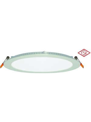 Pelsan Sirma 24W 3000K Alçıpan LED Downlight IP40 Beyaz
