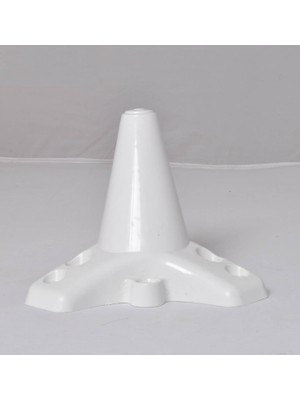 Zirve Plastik - Baza Koltuk Kanepe Tv Ünitesi Ayağı 12 cm Beyaz Renk