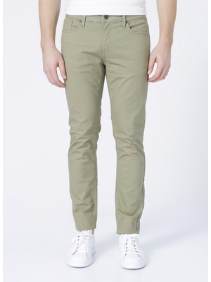 Limon Slim Fit Düz Erkek Chino Pantolon