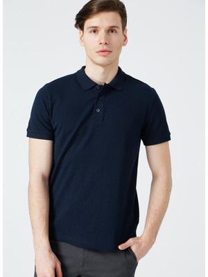 Limon Kısa Kol Basic Düz Erkek Polo T-Shirt