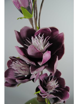 Lilac Home Yapay Çiçek 4 Çiçekli Lateks Manolya