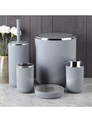 Perotti Lisbone Banyo Seti Silver- Gri