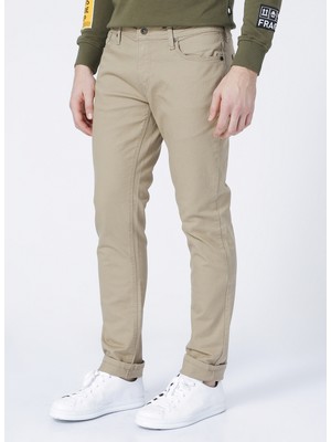 Limon Slim Fit Düz Erkek Chino Pantolon