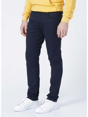 Limon Slim Fit Düz Erkek Chino Pantolon