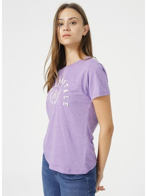 Aeropostale    Lila Kadın T-Shirt