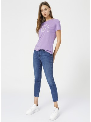 Aeropostale    Lila Kadın T-Shirt