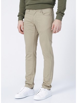 Limon Slim Fit Düz Erkek Chino Pantolon