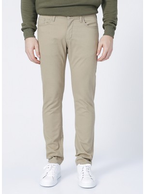 Limon Slim Fit Düz Erkek Chino Pantolon