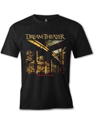 Llord T-Shirt T-Shirt Dream Theater - Systematic Chaos Siyah Erkek T-Shirt