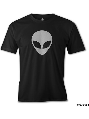 T-Shirt Alien Siyah Erkek Tshirt