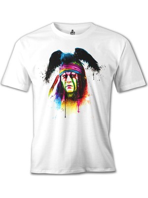 T-Shirt Johnny Beyaz Erkek Tshirt