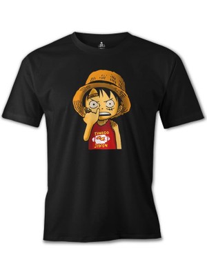 T-Shirt One Piece - Tamago Siyah Erkek Tshirt