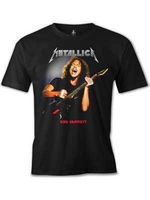 T-Shirt Metallica - Kirk Hammett Siyah Erkek Tshirt