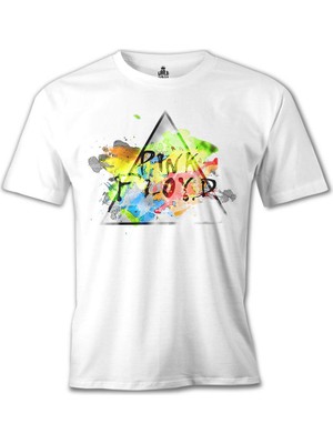 T-Shirt Pink Floyd 2 Beyaz Erkek Tshirt