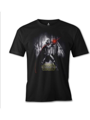 T-Shirt Star Wars - The Force Awakens 3 Siyah Erkek Tshirt