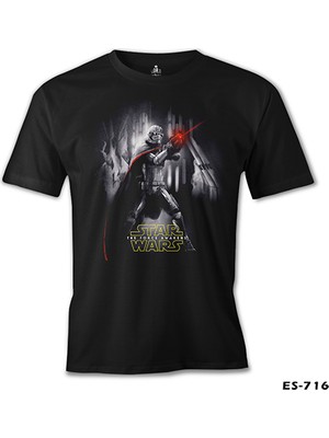 T-Shirt Star Wars - The Force Awakens 3 Siyah Erkek Tshirt