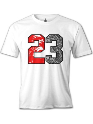 T-Shirt Basketball - Jordan  Beyaz Erkek Tshirt